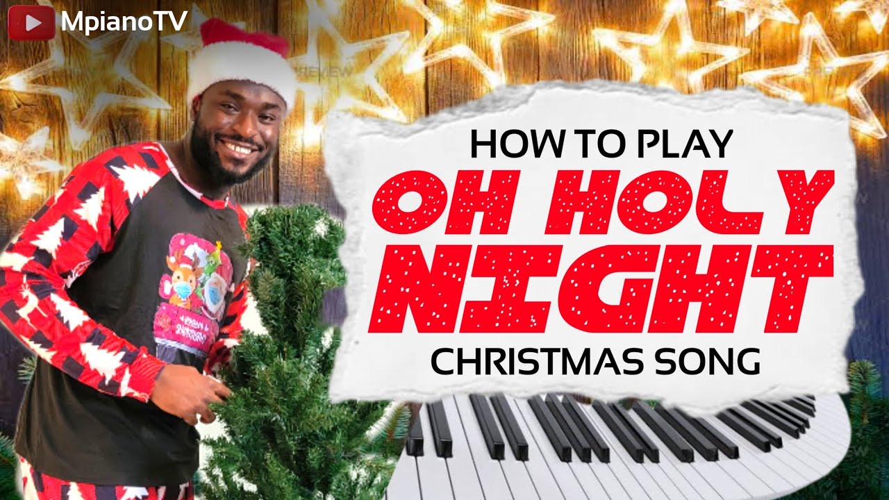 Oh Holy Night - Simple Christmas Piano Tutorial #christmas