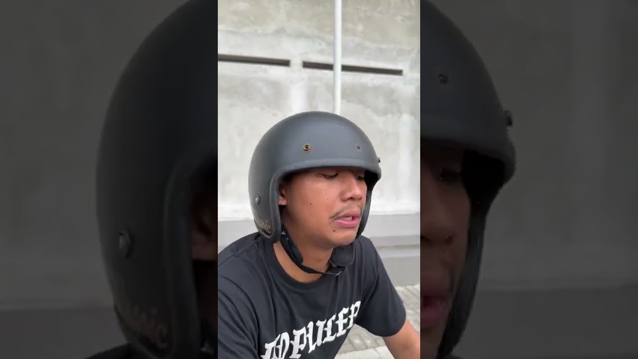 VIDIO ASLI HELM KU MEMANG BOGO🔥 #meledak #shorts #h2