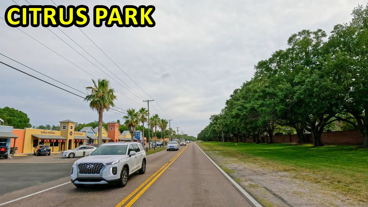 Citrus Park Florida Driving Through