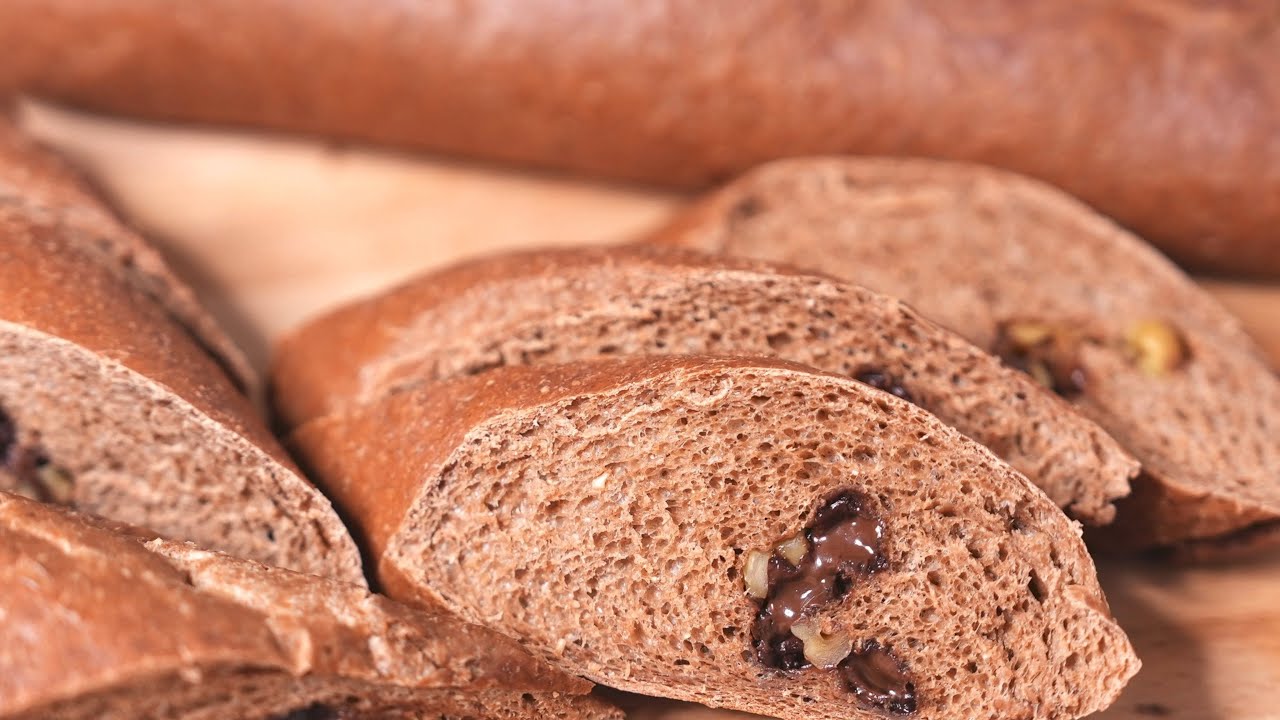 No Machine Needed! Whole Wheat Chocolate Soft Bread! #food  #baking #bread #recipe #choclaterecipe