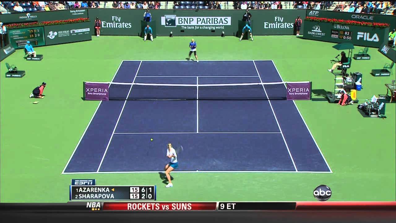 Azarenka & Sharapova, two howlers on the court. Is this even legal? :)