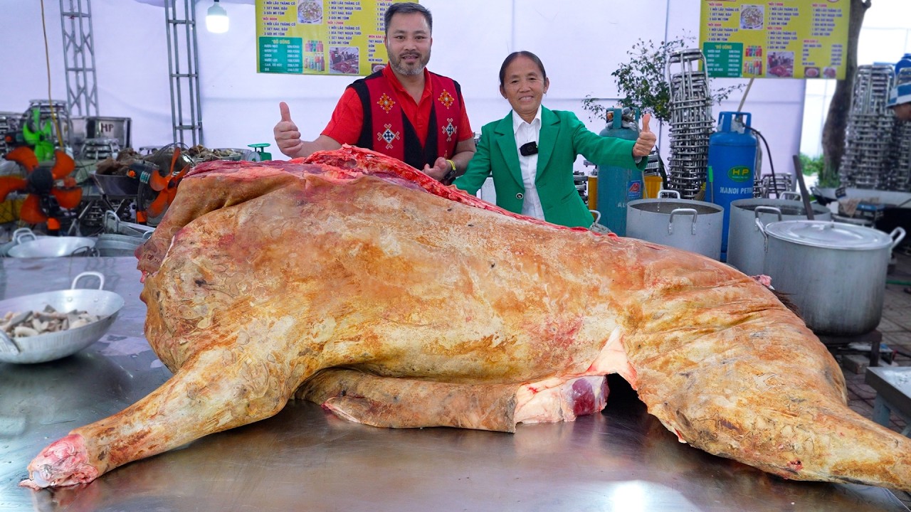 Bà Tân Vlog - Lần Đầu Làm Nồi Thắng Cố Khổng Lồ Con Ngựa 200Kg Tại Lễ Hội Lim Tỉnh Bắc Ninh