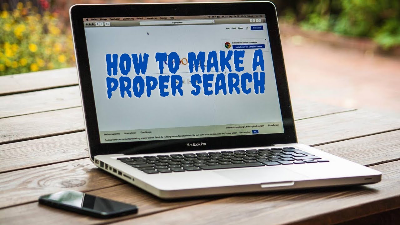 how to make a proper search