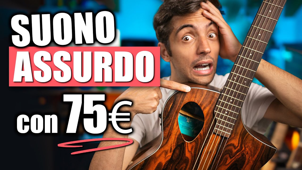 Migliora il suono della tua CHITARRA ACUSTICA con 75€ 🎸