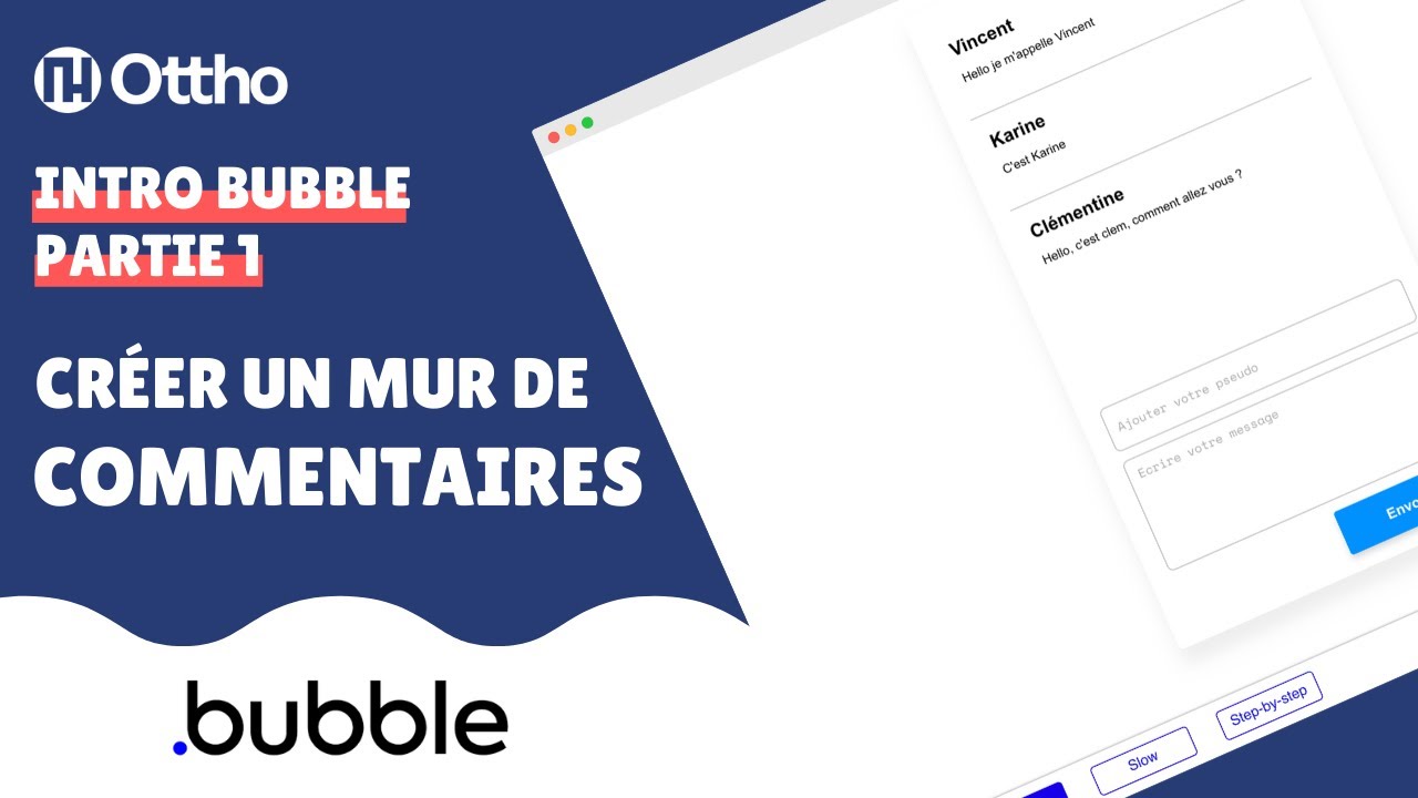 Créer sa 1ère application sur Bubble - Partie 1 | Tutoriel Bubble.io