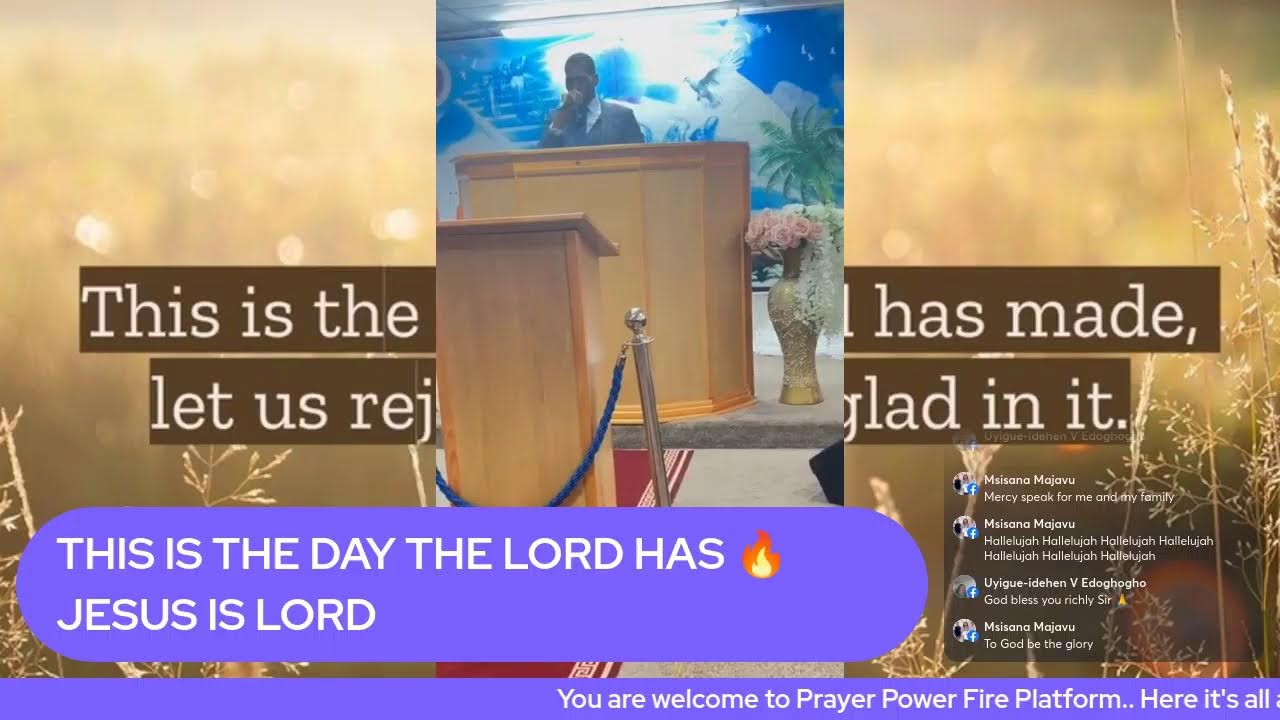 THIS IS THE DAY THE LORD HAS MADE. JESUS IS LORD