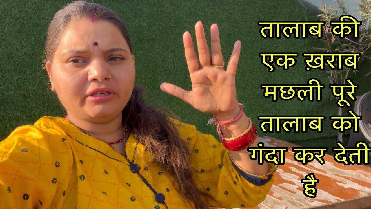 तालाब मैं अगर एक मछली खराब हो सारा तालाब गंदा कर देती है 😒 येसे ही लोग है मेरी जिंदगी मैं 😔