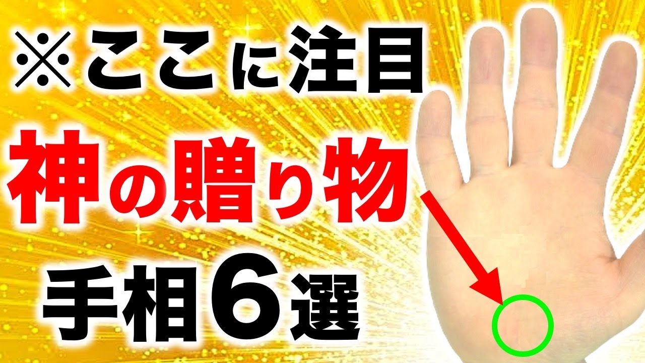 【手相】３０万人に１人の神の贈り物！ギフテッド地丘手相６選