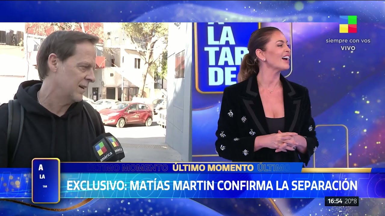💔 MATÍAS MARTIN CONFIRMÓ SU SEPARACIÓN DE VICTORIA DE MASI