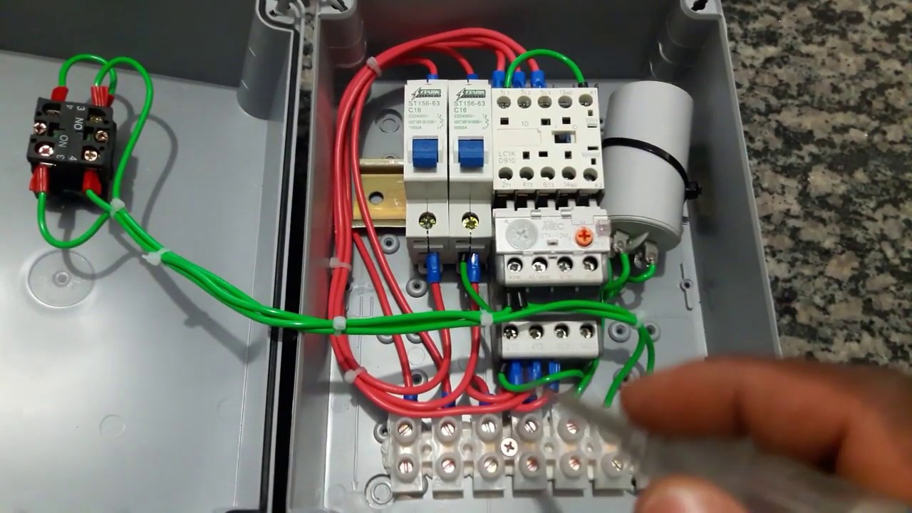 Painel partida para bomba submersa monofásica 220v