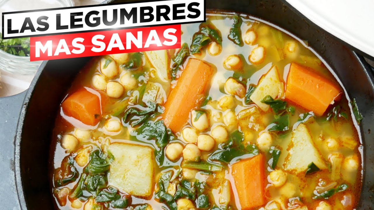 GARBANZOS CON ESPINACAS y VERDURAS 😋🥘 SANÍSIMOS Y ECONÓMICOS, Receta FÁCIL Y NUTRITIVA 😍