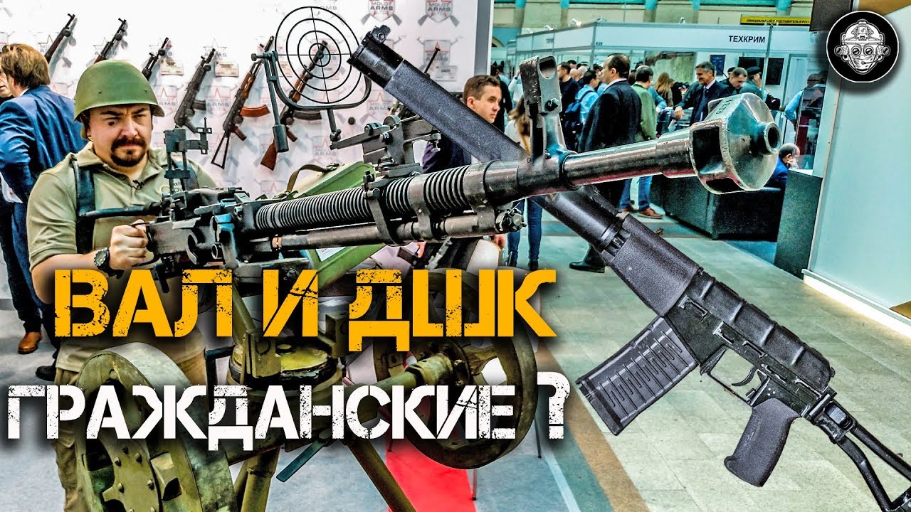 Оружие Спецназа ФСБ и гроза Люфтваффе &ndash; ГРАЖДАНСКОЕ?  Карабины из АС Вал и зенитного пулемета ДШК