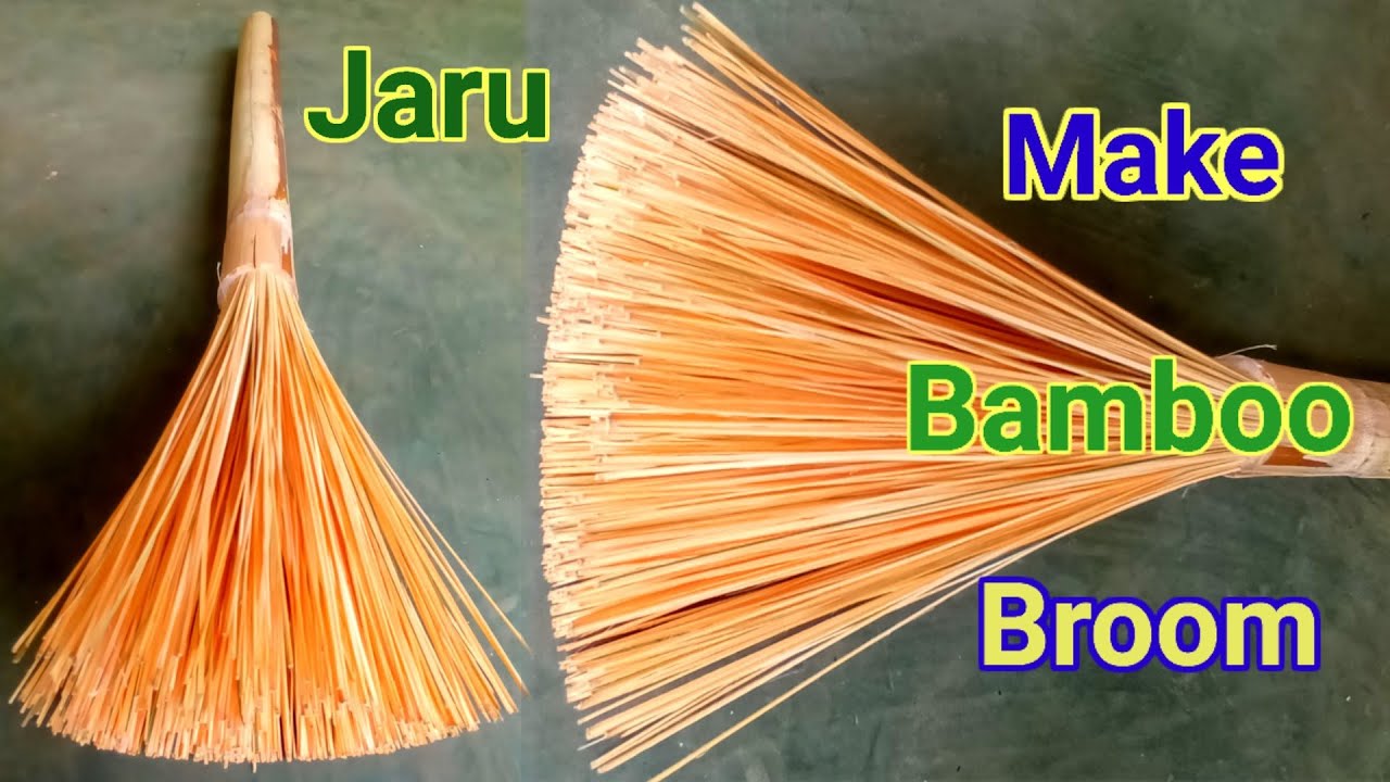 Bamboo Broom Making Process // How To Make Bamboo Broom #bamboo #broom#making #beautiful