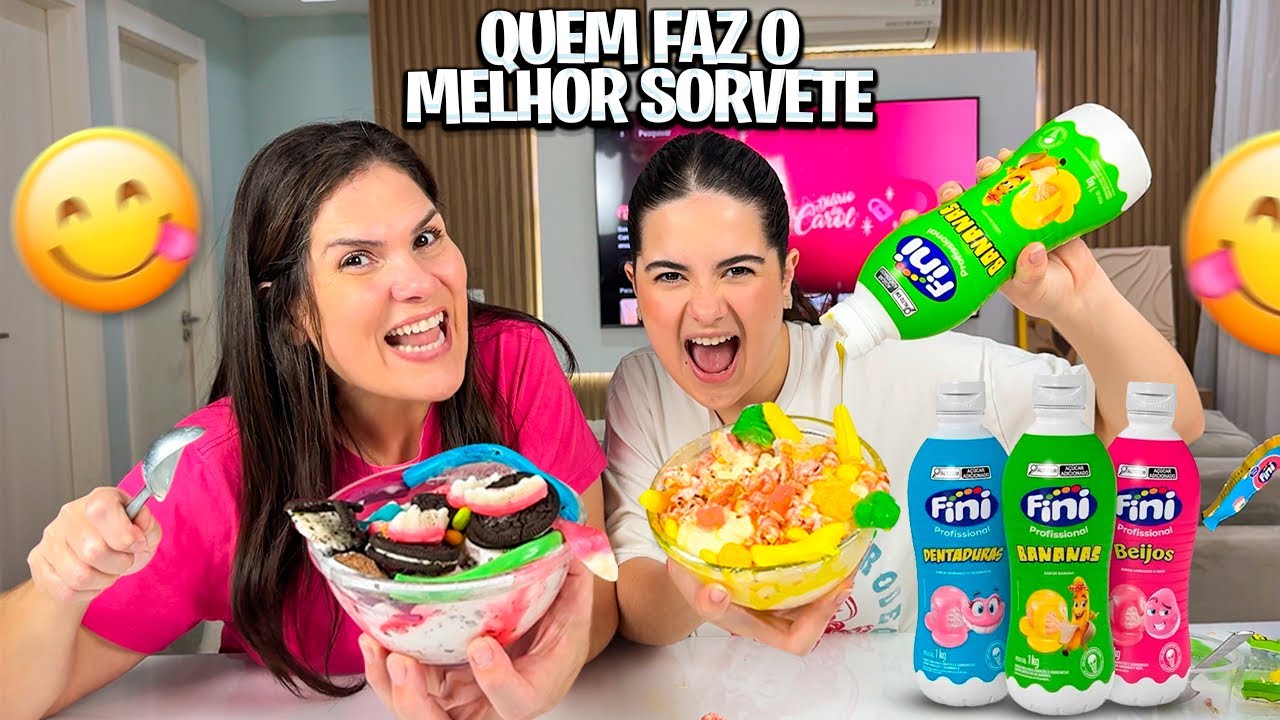 QUEM FAZ O SORVETE MAIS BONITO FINI VENCE! 