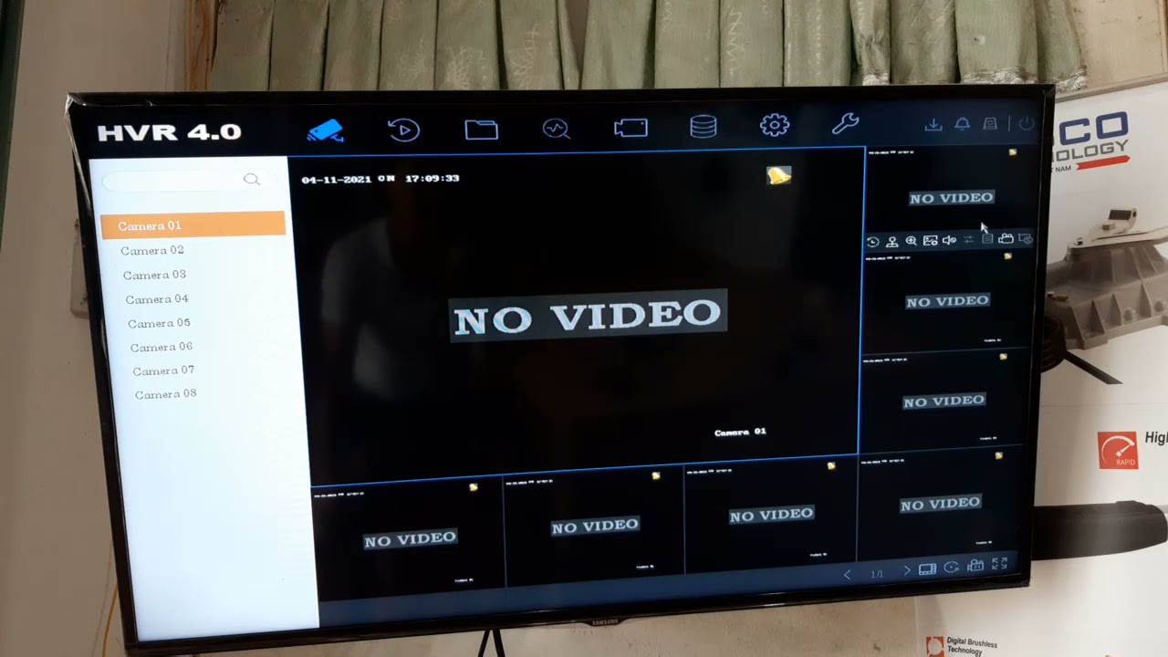 Hướng dẫn cài đặt Đầu ghi HIKVISION - 08 - Chỉnh độ phân giải xuất ra Tivi