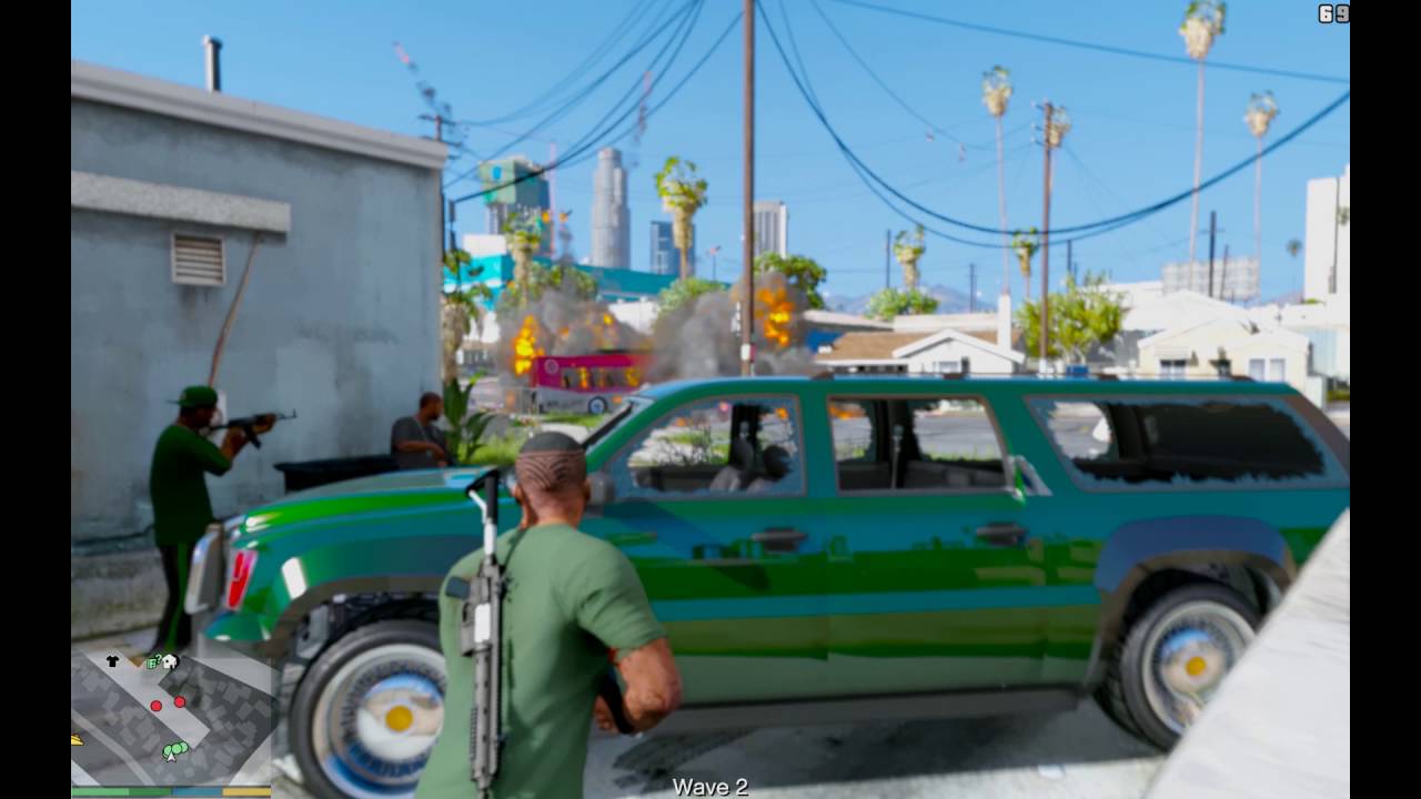 GTA V - CJ returns to Grove Street