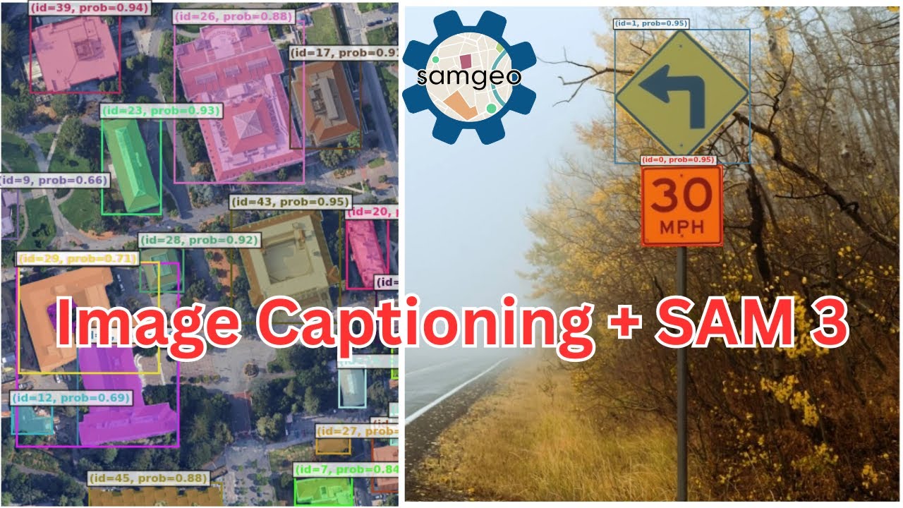 Автоматизированная сегментация с подписями к изображениям + Meta SAM 3
