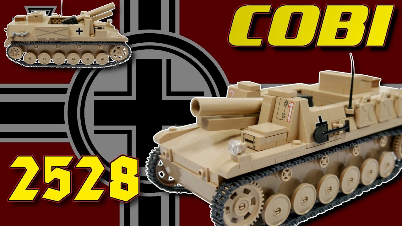 COBI 2528 | Sturmpanzer II | 15cm s.I.G.33B Selbstfahrlafette | 🌴 Afrikakorps Review | Noppenecke
