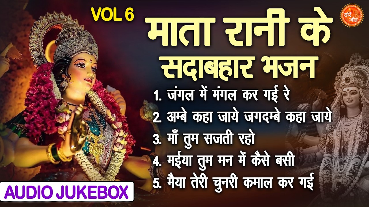 माता रानी के सदाबहार भजन Vol 6 | Non Stop Mata Bhajan | Navratri Ke Pyare Bhajan [AUDIO JUKEBOX]