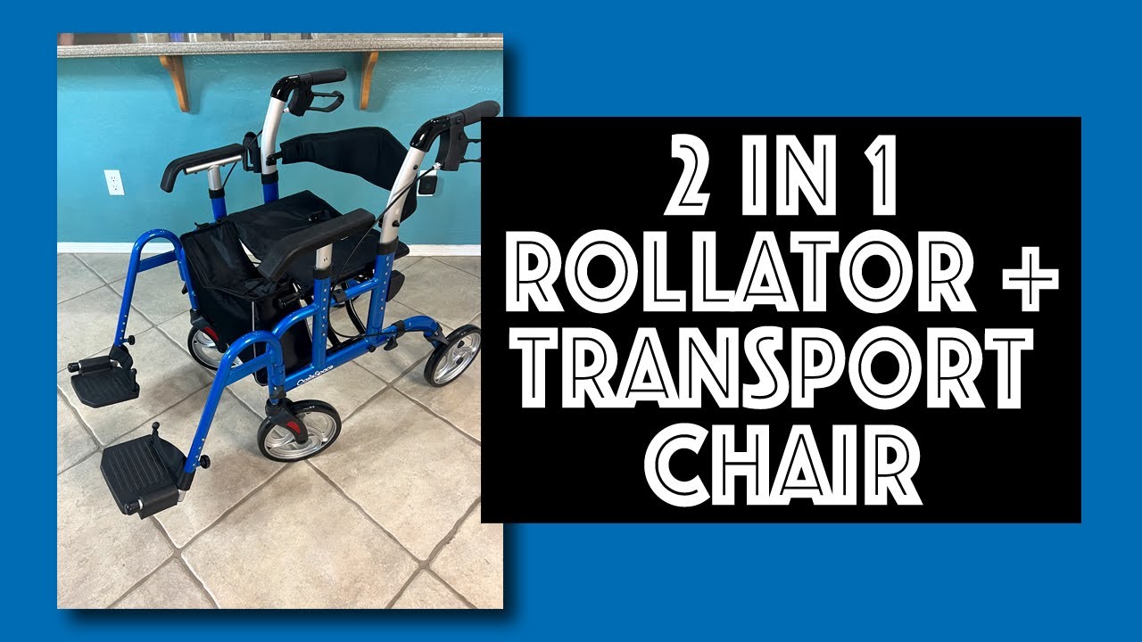 OasisSpace 2 in 1 Rollator and Transport Chair