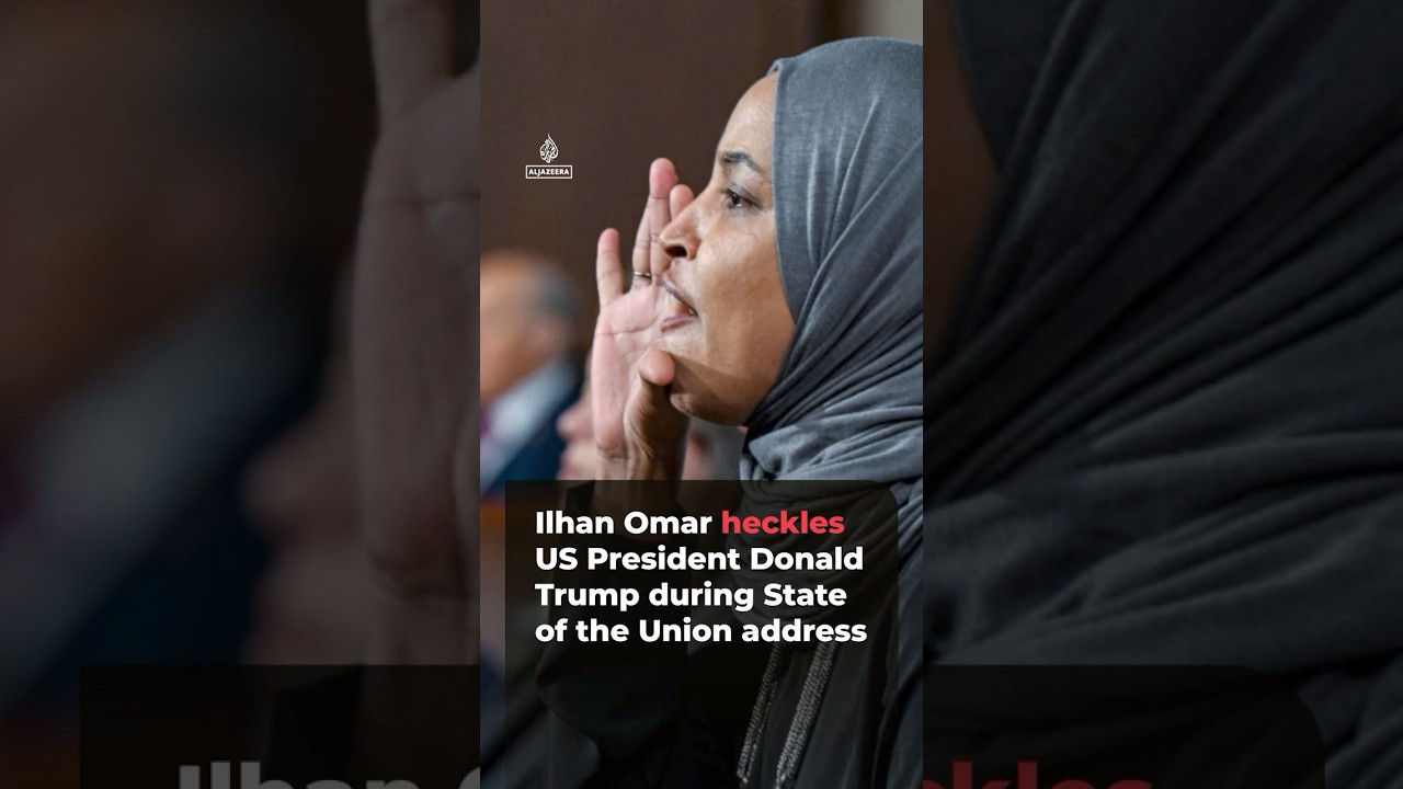 Donald Trump heckled during State of the Union | AJ #shorts