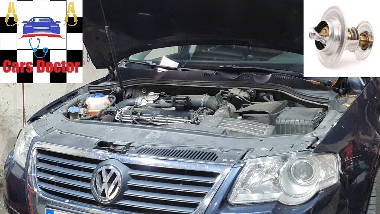 Sustitucion de termostato Volkswagen Passat 2005-2009 B6 3C