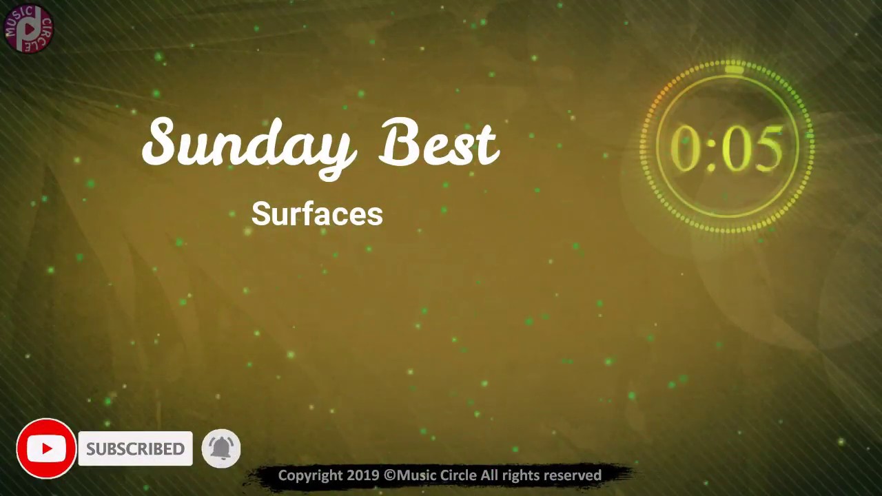 Surfaces - Sunday Best (Lyrics & Spectrum)
