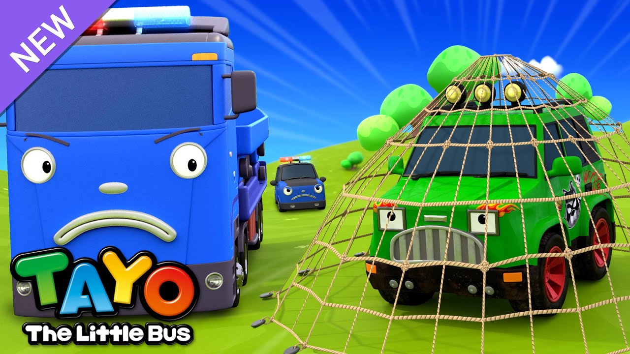Paul and Liz Are on the Case! Catch the Bad Cars!🚨 | Rescue Car Song l Rescue Tayo | Tayo English