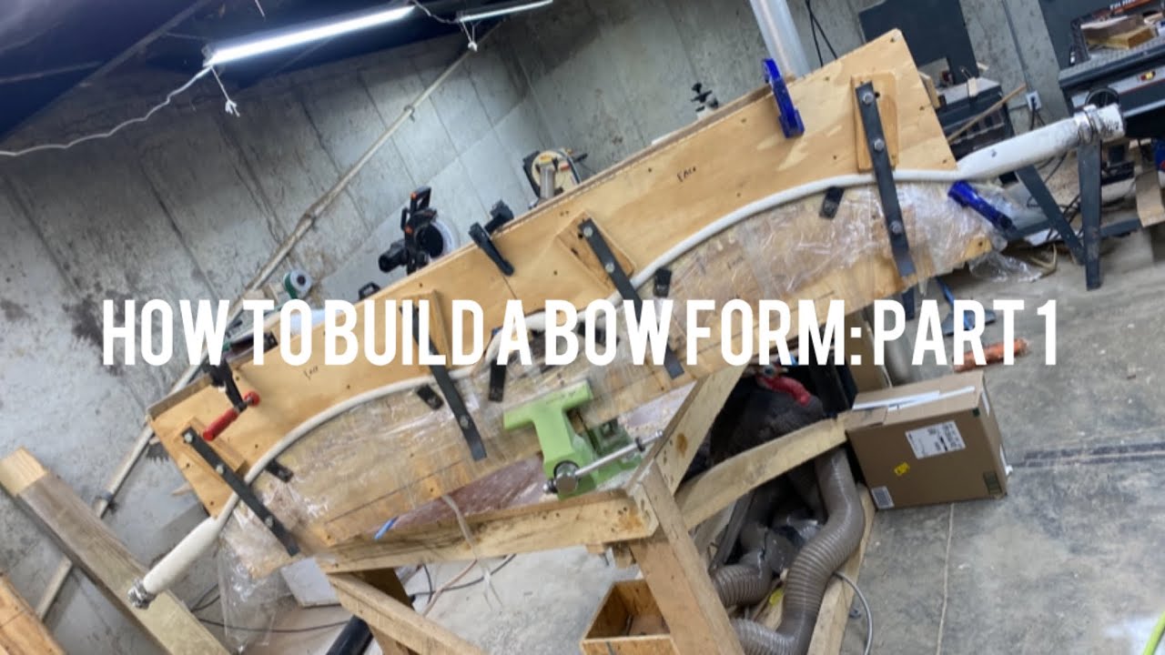 Building a high quality laminated bow form: Part 1