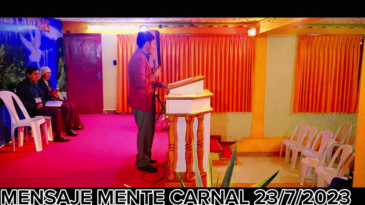 MENSAJE UN MENTE CARNAL PASTOR LUCIANO ARANCIBIA FLORES