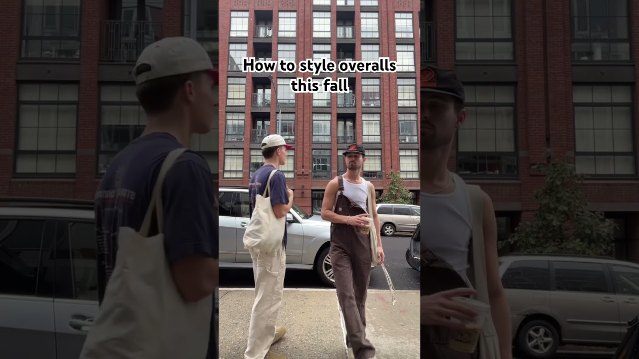 How to style overalls this fall #fashion #fashioninspiration #overall #outfitinspo