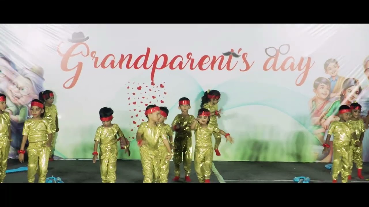 Grandparents Day Retro Dance by Kids at Sri Krish International School 👸🏻🤴🏻✨✨
