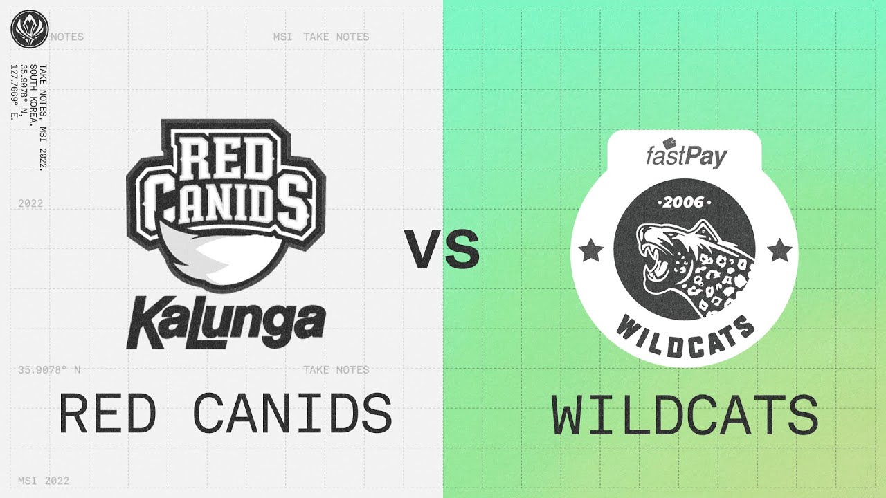 RED vs IW | 2022 MSI Groups Day 4 | RED Canids Kalunga vs. fastPay Wildcats