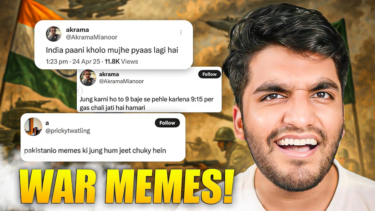 Pakistan VS India War Memes are funny !!