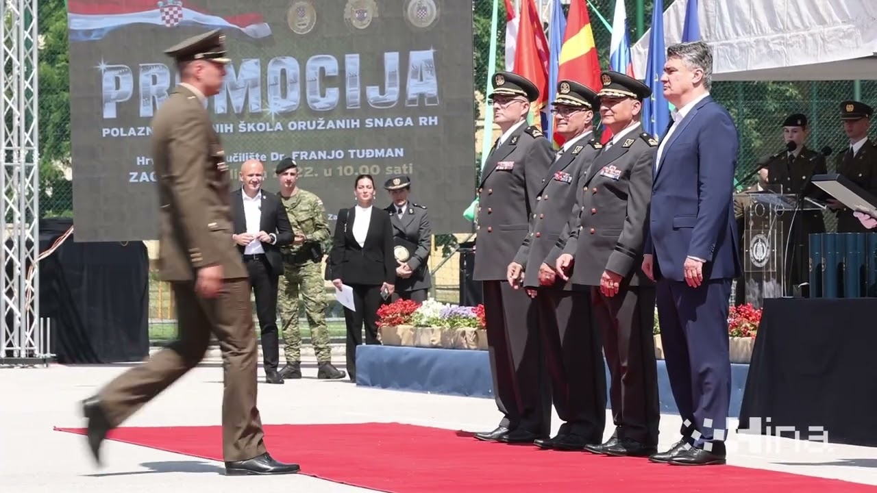 Promocija polaznika vojnih škola Hrvatskog vojnog učilišta 