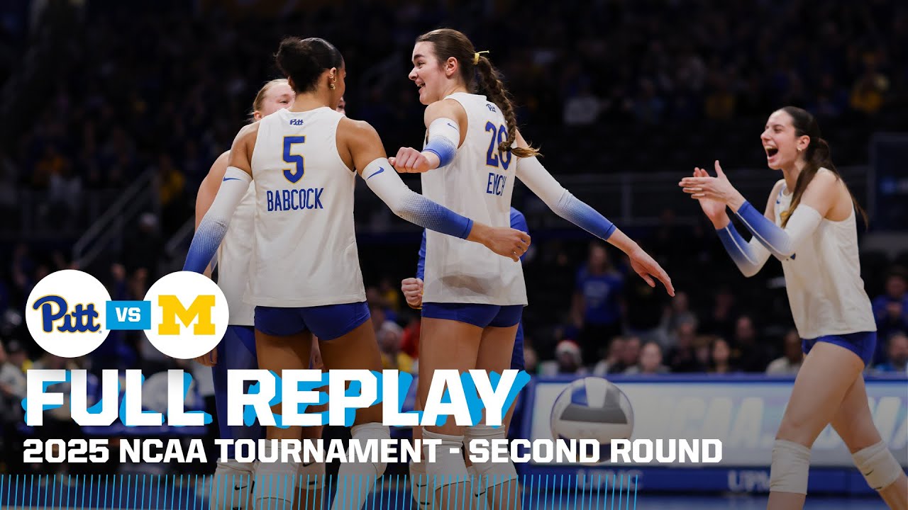 Pittsburgh vs. Michigan: 2025 NCAA women's volleyball first round | FULL REPLAY