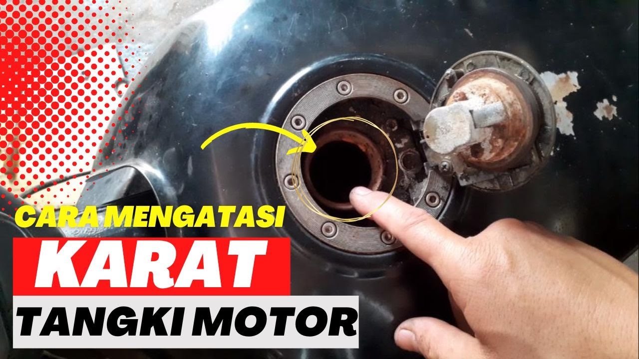 cara mengatasi karat pada tangki motor - anti karat pakai epoxy