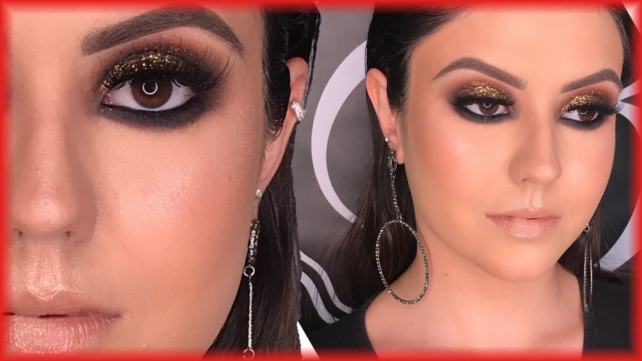#MAQUIANDO CLIENTE - MAKE MARCANTE COM GLITTER