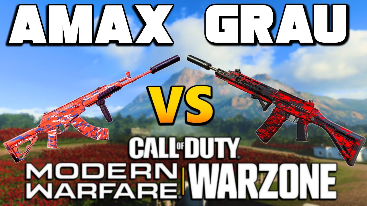 AMAX vs Grau Which Gun is Better in Multiplayer/WARZONE | Modern Warfare Best Class Setups | JGOD