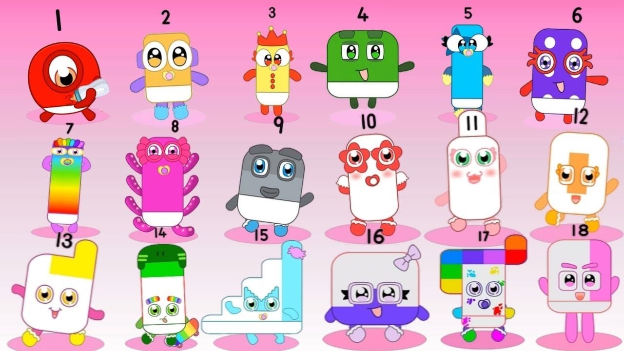 Sprunki Numberblocks Evolution Show! Original to Baby to Adult 1 to 18 #sprunki #numberblocks 