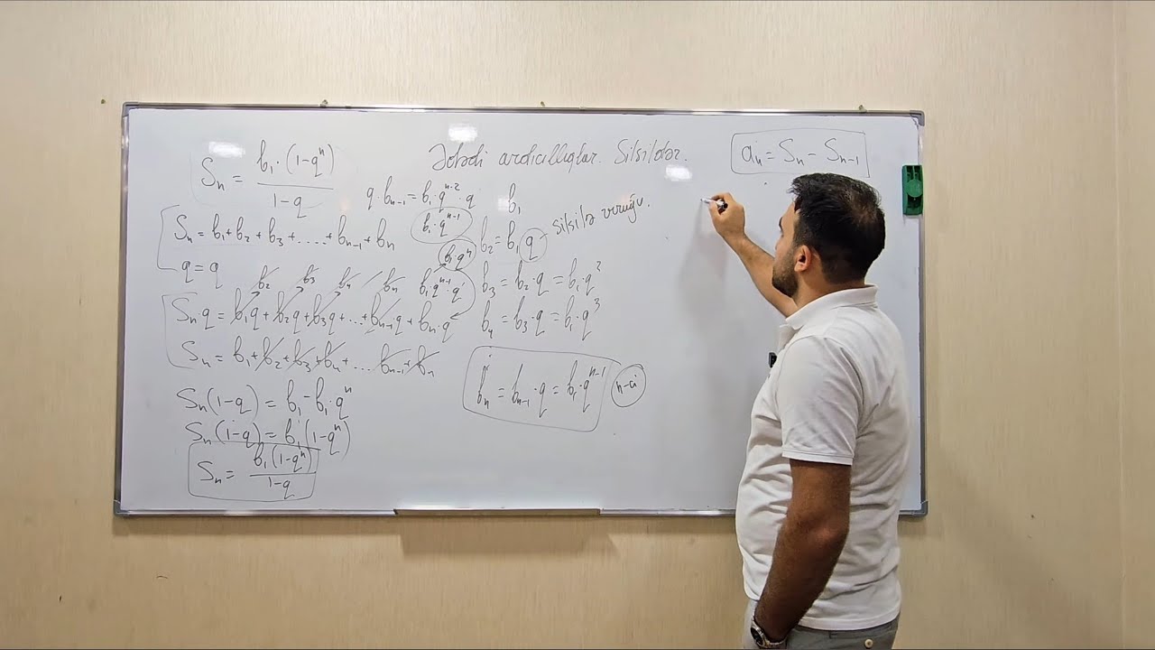 Ədədi ardıcıllıqlar. Ədədi və həndəsi silsilə. Silsilə cəm düsturlarının izahı və isbatı. 