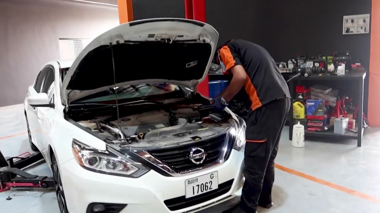Nissan Altima minor service || Royal Prince, Dubai - UAE