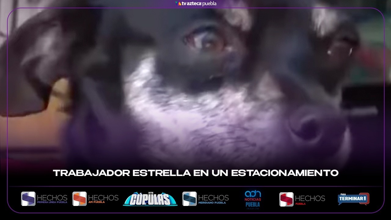 Trabajador estrella de un estacionamiento en Puebla