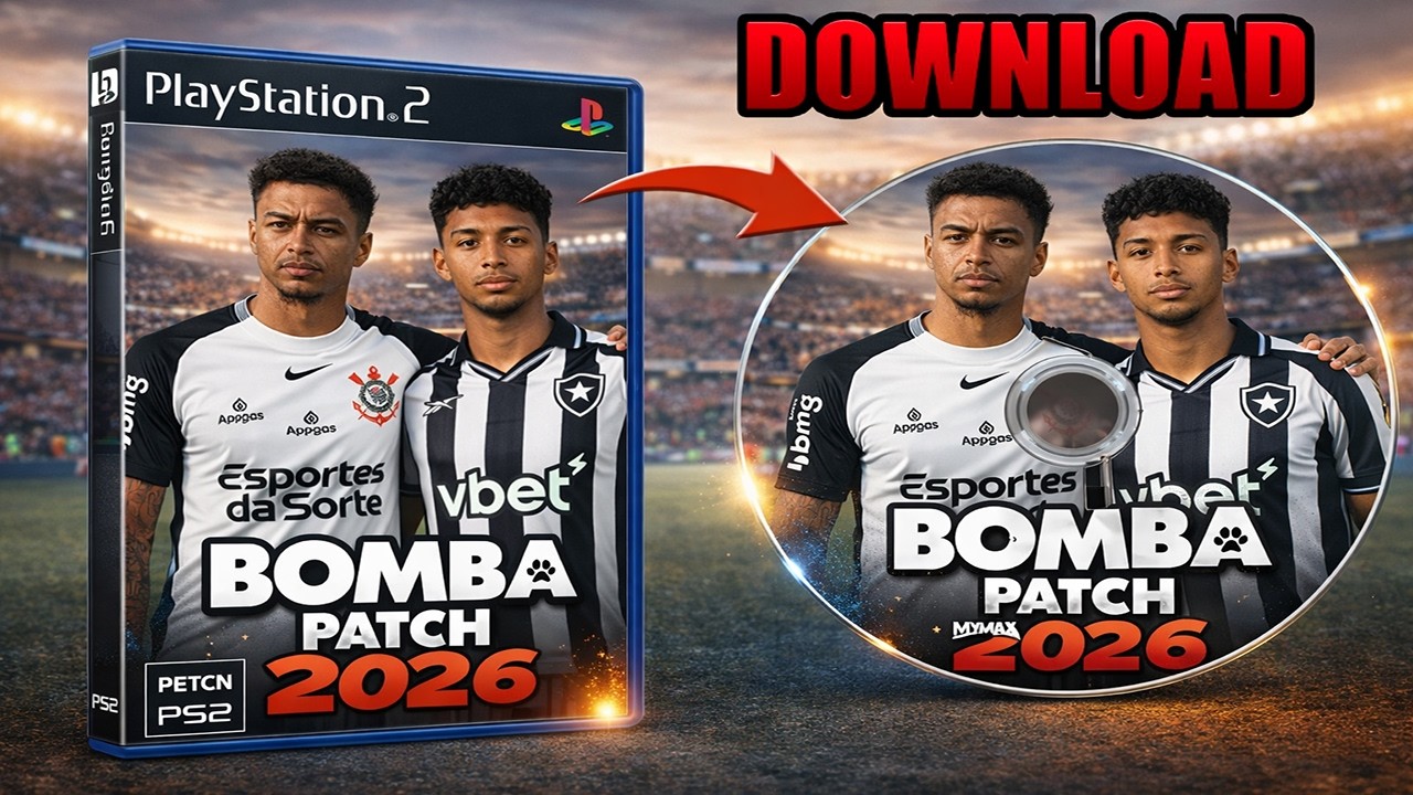 NOVO! BOMBA PATCH MAR&Ccedil;O 2026 PS2 ISO DOWNLOAD DIRETO! COM RUMO ESTRELADO AETHERSX2, PCSX2 PSP E OPL✅