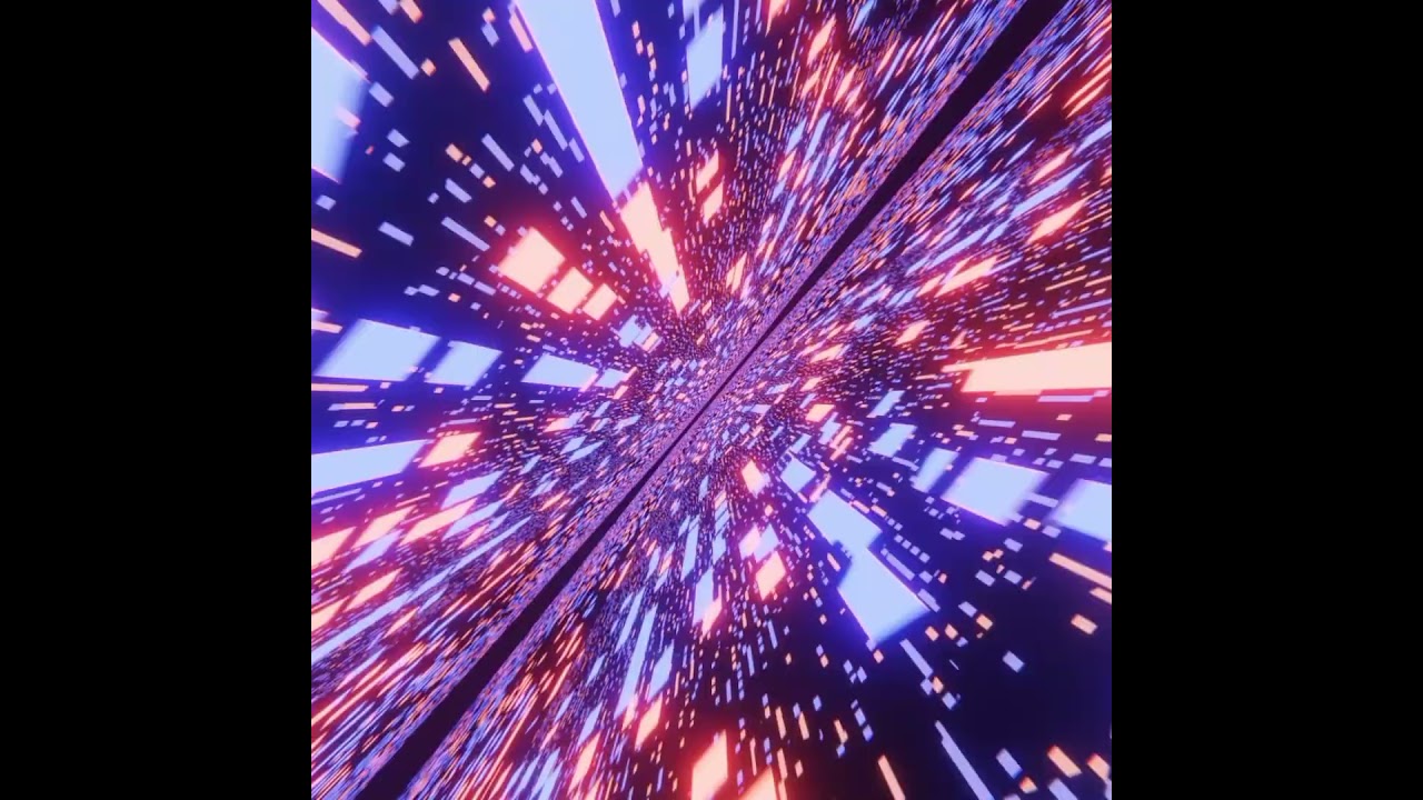 Matrix Style Colorful Looping Animation  |  Blender 