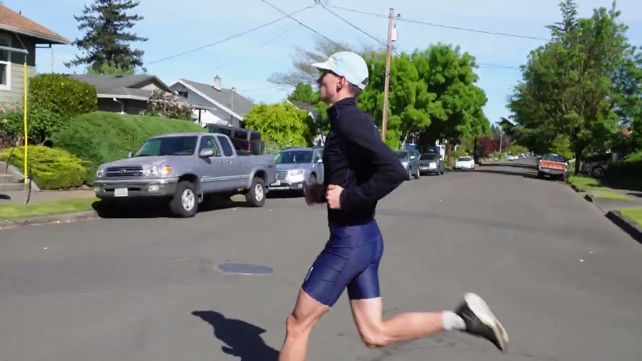 Double threshold training for NCAA regional 10k: Jona Bodirsky, University of Portland