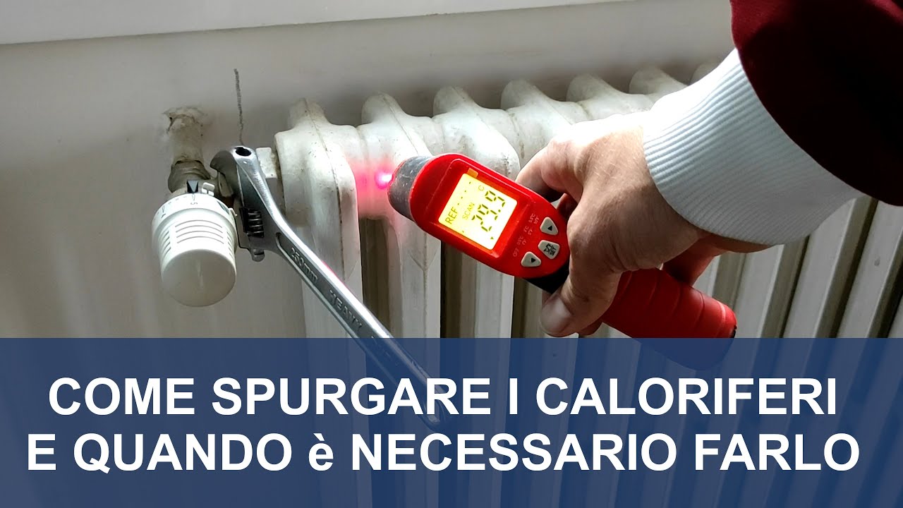 Sfiatare i caloriferi senza valvola di sfiato