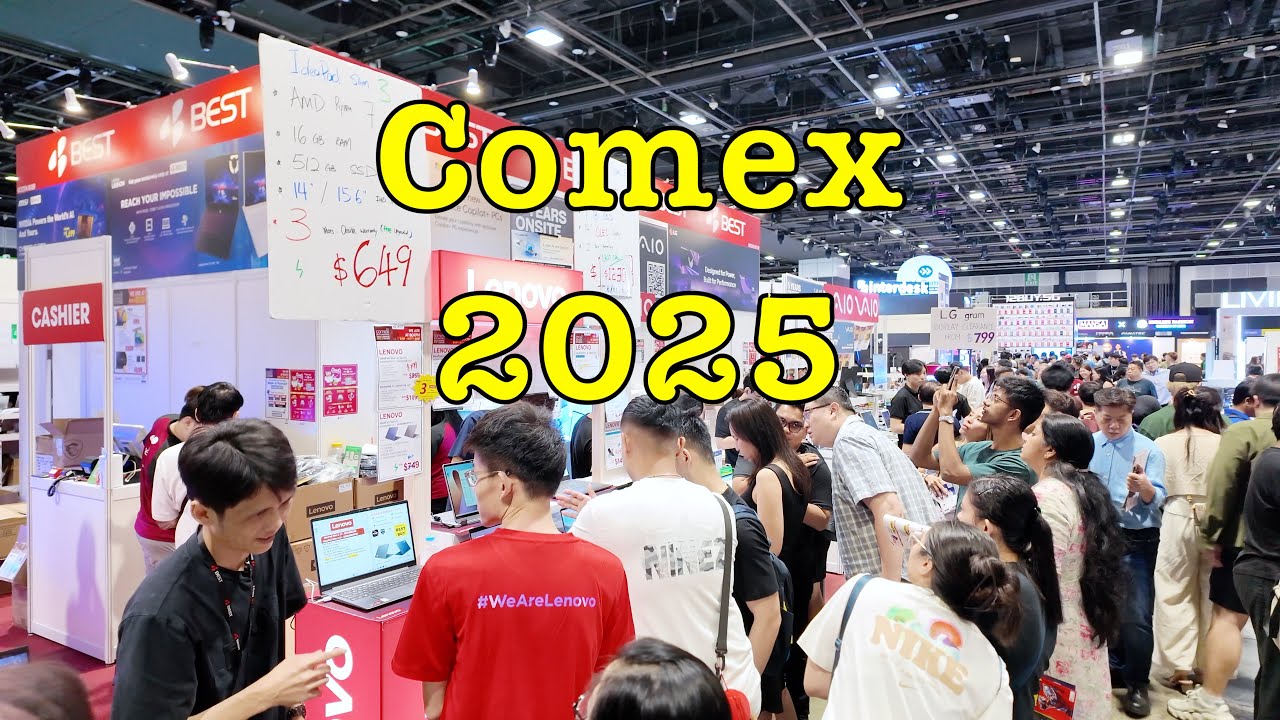 🤔 Is It Still Worth Going? COMEX 2025 #singapore #fair #computer #laptop #gamingsetup #smarthome 