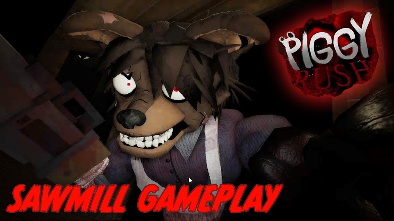 Sawmill Gameplay - Roblox Piggy Rush (Pillar Chase 2 but its Piggy)