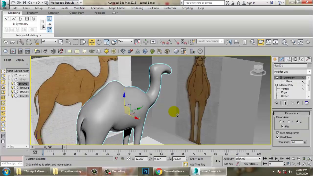 Tutorial on Modeling a 3d Animal (Camel) in 3dsmax ( Part 2 )